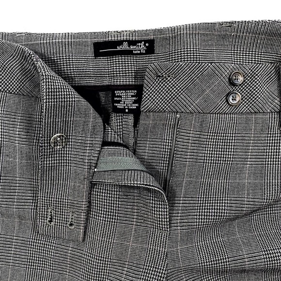 19. Willi Smith Kate Fit Dress Plaid Pants 8 - Picture 4 of 9